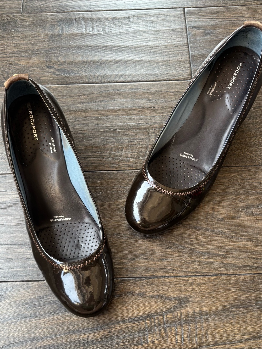 Rockport by Adidas Women's Size 7 Brown 2 Inch Leather Wedges